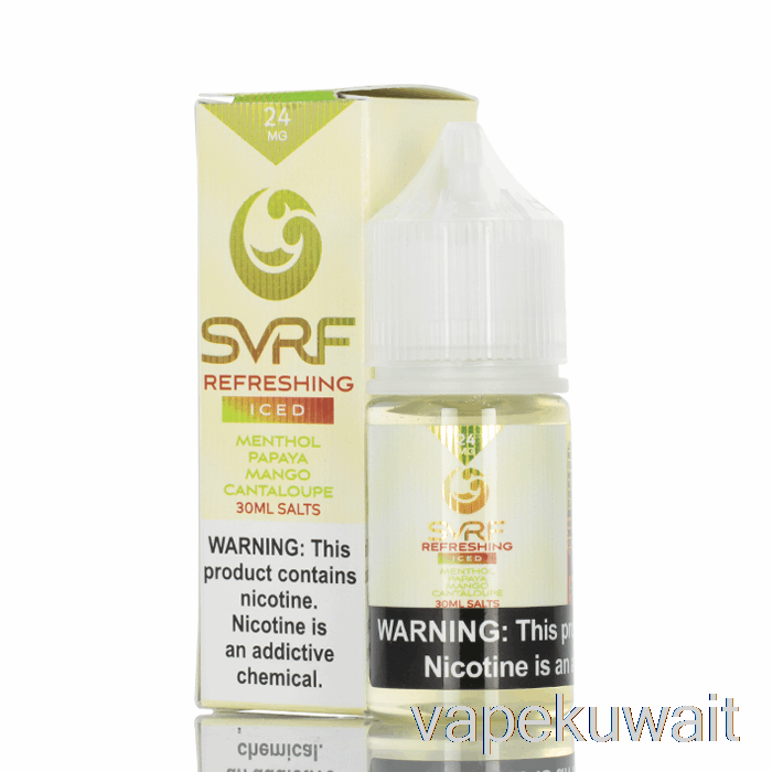 منعش مثلج - سائل أملاح Svrf الإلكتروني - 30 مل 24 ملجم نظام جراب Vape
